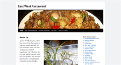 Desktop Screenshot of eastwestrestaurant.ca